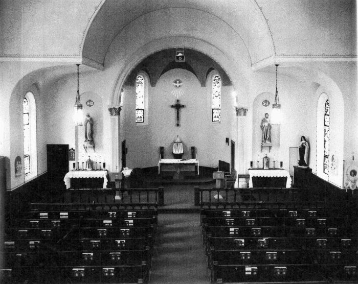 Interior photo of St. Elizabeth Parish Smethport