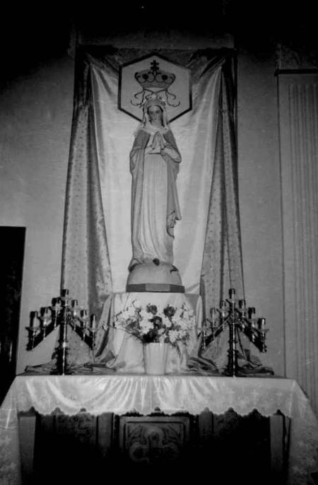 Stature of Mary from St. Elizabeth of Hungary Parish, Smethport